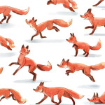 Foxes by Laura Terry