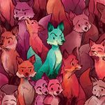 Green Fox by Laura Terry