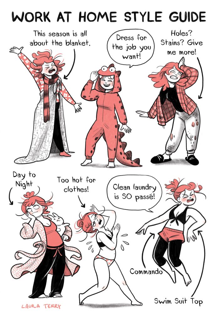 Comic: Work at Home Style Guide